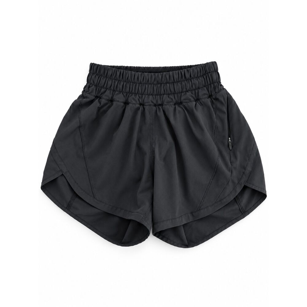 Lululemon Black Lined Running Shorts — Size 0